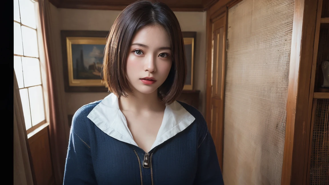 (Highest quality:1.4),(masterpiece:1.4),(Realistic:1.4),(Realistic:1.2),(超High resolution, RAW Photos:1.4),(High resolution, Very detailed:1.2),(8k:1.2),Movie Photos,a photo of a dark-haired,one person's,alone,wear ,((China dress))、((Upper Body:1.3))