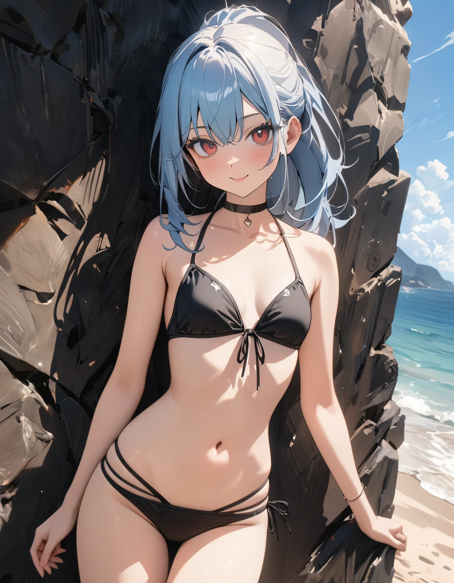 video angle, written boundary depth, (looking at the viewer), (right foreground: 1), (standing photo: 1),
(play the guitar: 1.3),
cat ears girl, (alone),silver hair,(white skin:1), (Curvaceous:1.2), (wide hips:1.1), 
(Beautiful coast background), (coast background: 1.4), (coast background: 1.4),
(green clothes), (bare shoulders, white micro bikini), (T-back pants: 1.2), choker, thigh boots,
(ponytail, hair between eyes), (silver hairの), (purple eyes), (flat chest: 1.2),
No expression, stunned, sleepy,
seaweed, seaweed, seaweed, seaweed, seaweed, seaweed, seaweed, seaweed