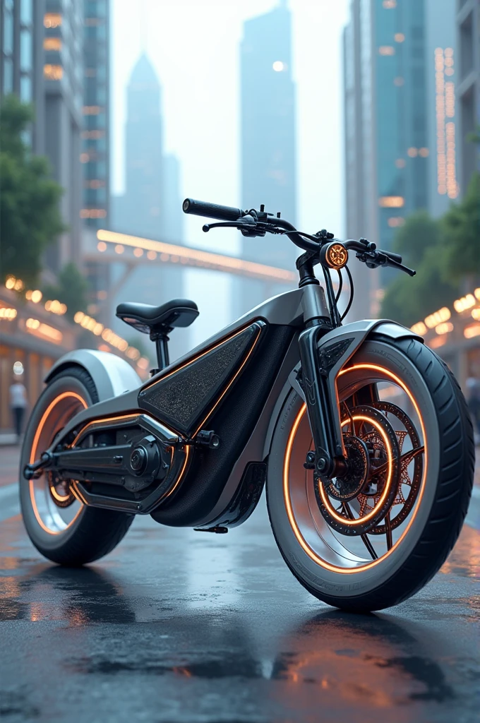 Futuristic bicycle