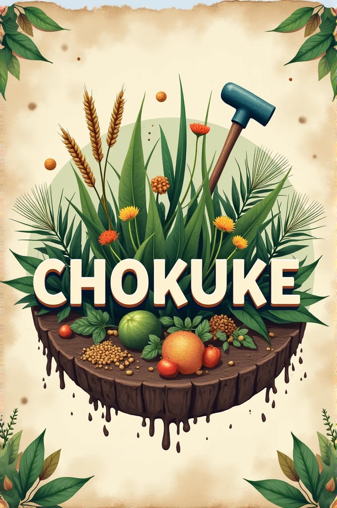 logo of Chokokue AgroVeterinary, focused on a rustic style and with more representative elements of horticulture:
Color palette:
* Tonos land: brown, Ochre and beige to convey warmth and connection with nature.
* greens: Different shades of green to represent vegetation and the freshness of agricultural products.
* touches of color: A secondary color like blue (para el Water) or the red one (para la land) can add depth and contrast.
Typography:
* Serif: Serif typefaces are often associated with tradition and craftsmanship., which fits perfectly with a rustic style. Options like Times New Roman, Garamond or Georgia can be a good base.
* Size and spacing: The size and spacing of letters must be clear and legible., even in small sizes.
Icons:
* natural elements: leaves, remaining, estate, ripe fruits, gardening tools (Hoe, rake), land, sun, Water, etc.
* Realistic details: Icons can look more realistic, with textures and shadows that give them depth.
* Simplicity: Although the icons can be detailed, It is important to keep the design simple and easy to recognize..
rustic style:
* Textures: Incorporate textures like wood, bag screen, papel envejecido o land puede agregar un toque auténtico y artesanal.
* decorative elements: wild flowers, remaining, ears of wheat, etc. They can serve as decorative elements.
* Effects of wear: Worn edges or ink stains can give the impression of an old, traditional logo.