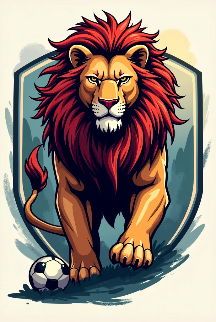 Create a symbol for a football team called &#39;ENVOLVENTES&#39; where the mascot is a lion 
