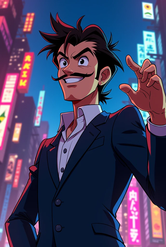 presidente lula in lupin the third anime style