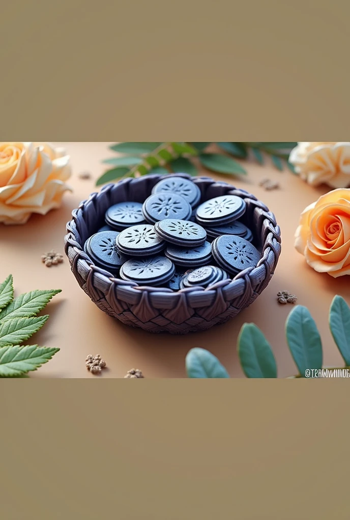 Create a chocolate bis basket