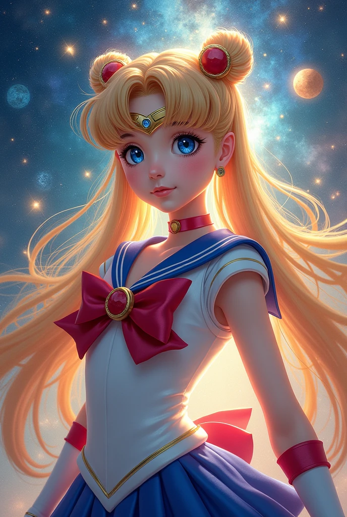 Masterpiece, best quality, (1 girl), Super Mariner Moon