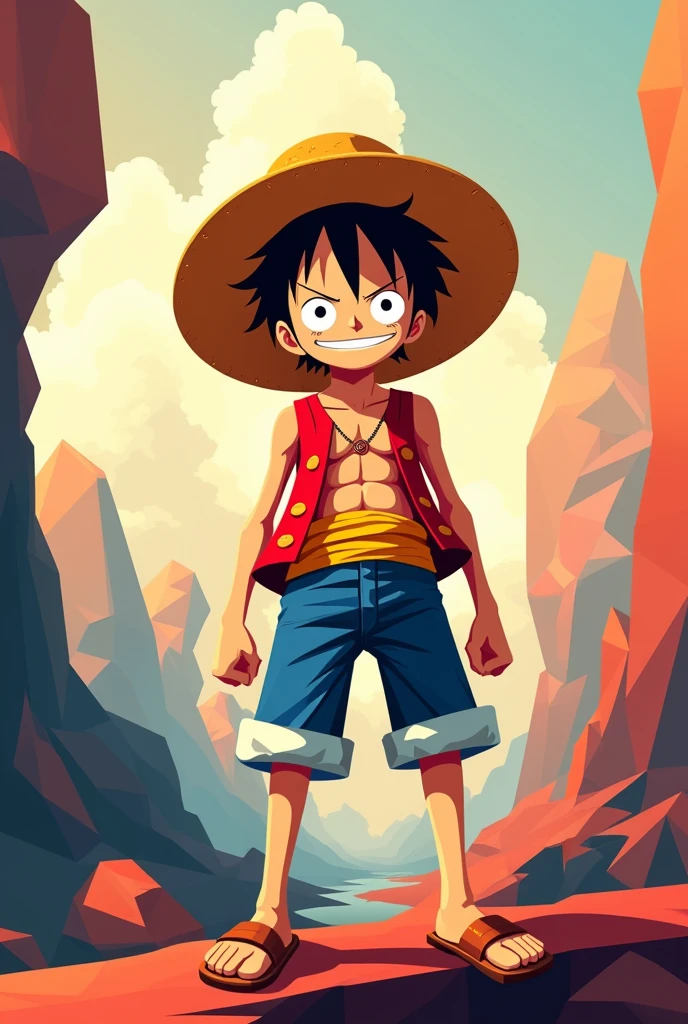 Geometric Luffy Geometric