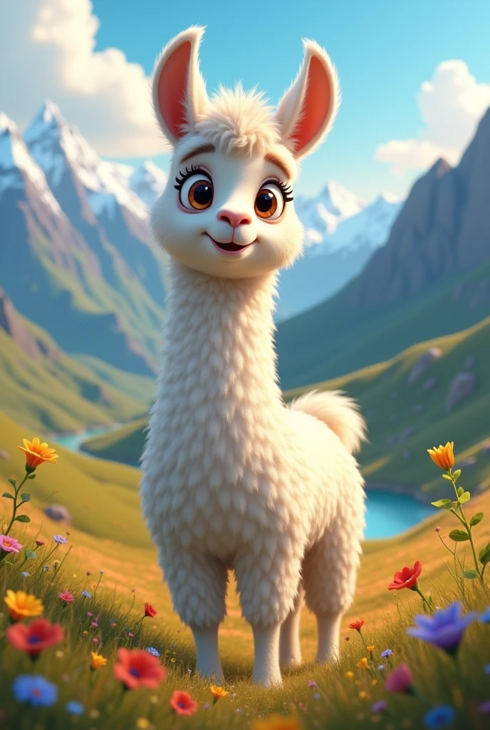 Lama perou type pixar