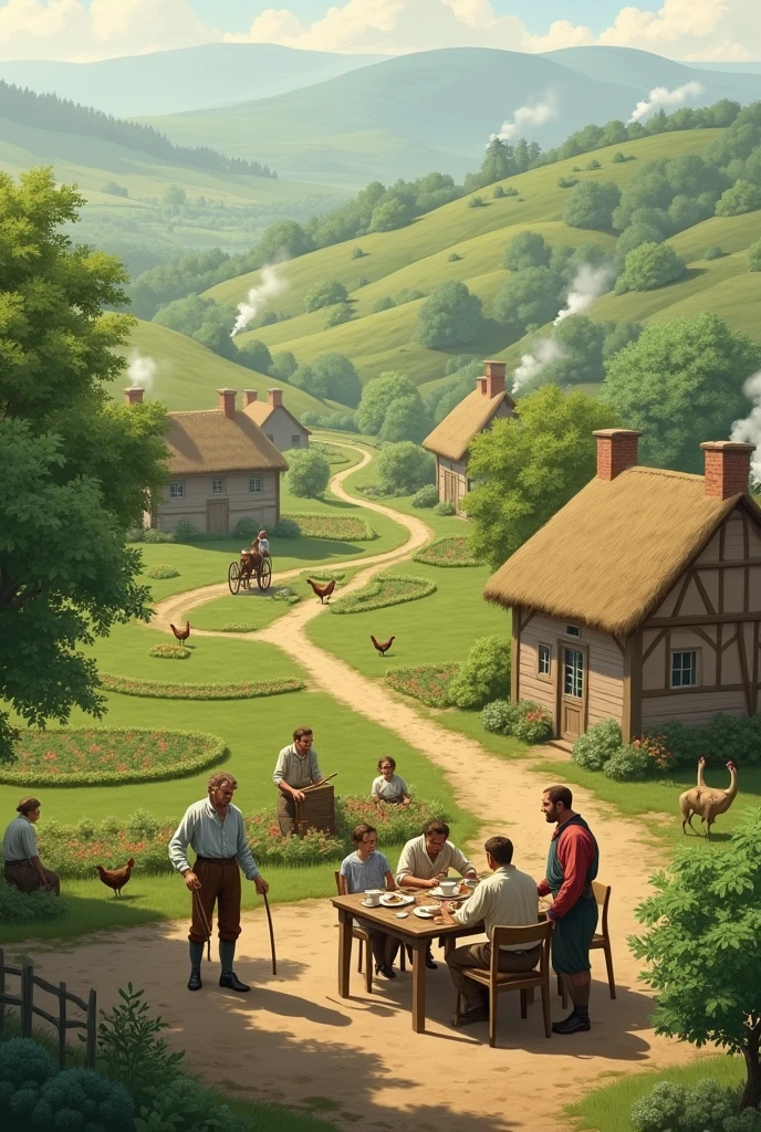 rural life in 1800
