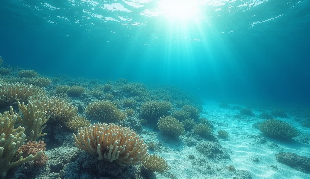 the great barrier reef completely bleached