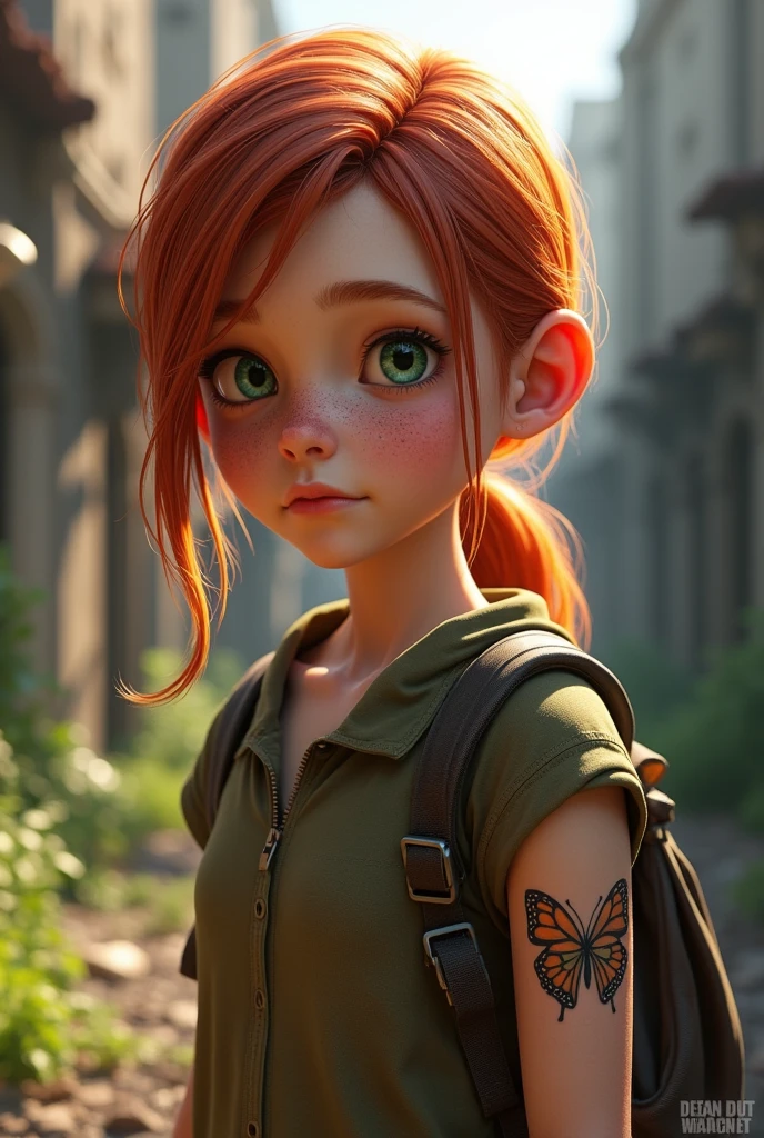 Make Elie from The Last of Us look cute Cuter Make her realistic More realistic More realistic Now I want to see her tattoo