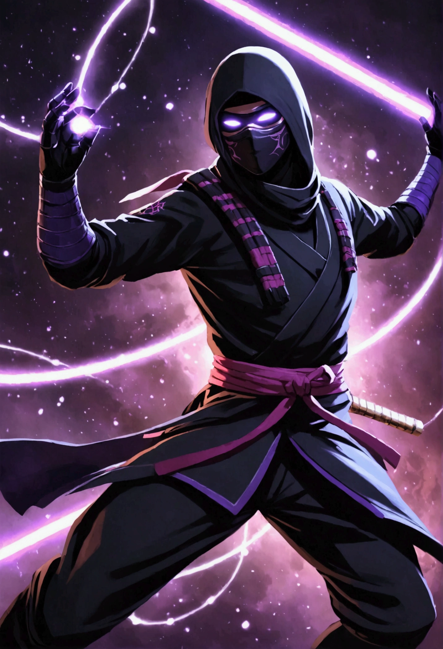Create an antimatter ninja