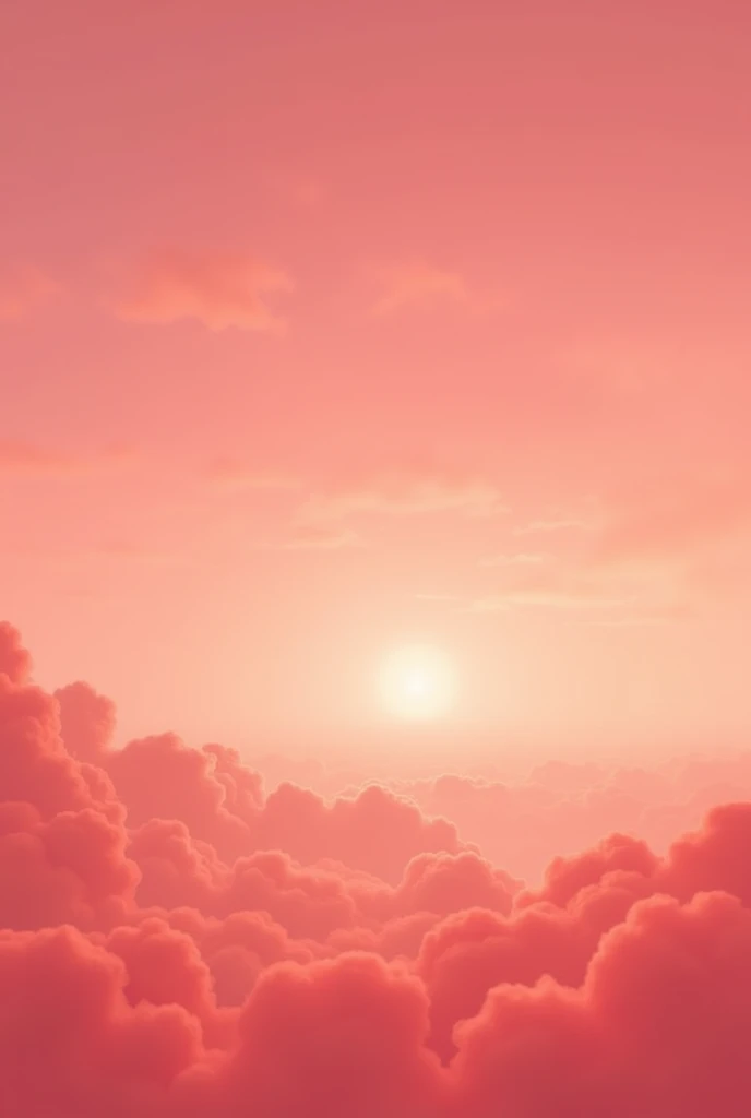 Create a background of a light red sky