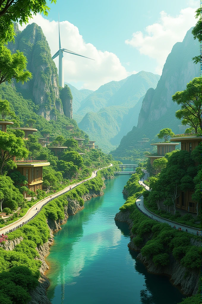 Creating a green world in 50 years