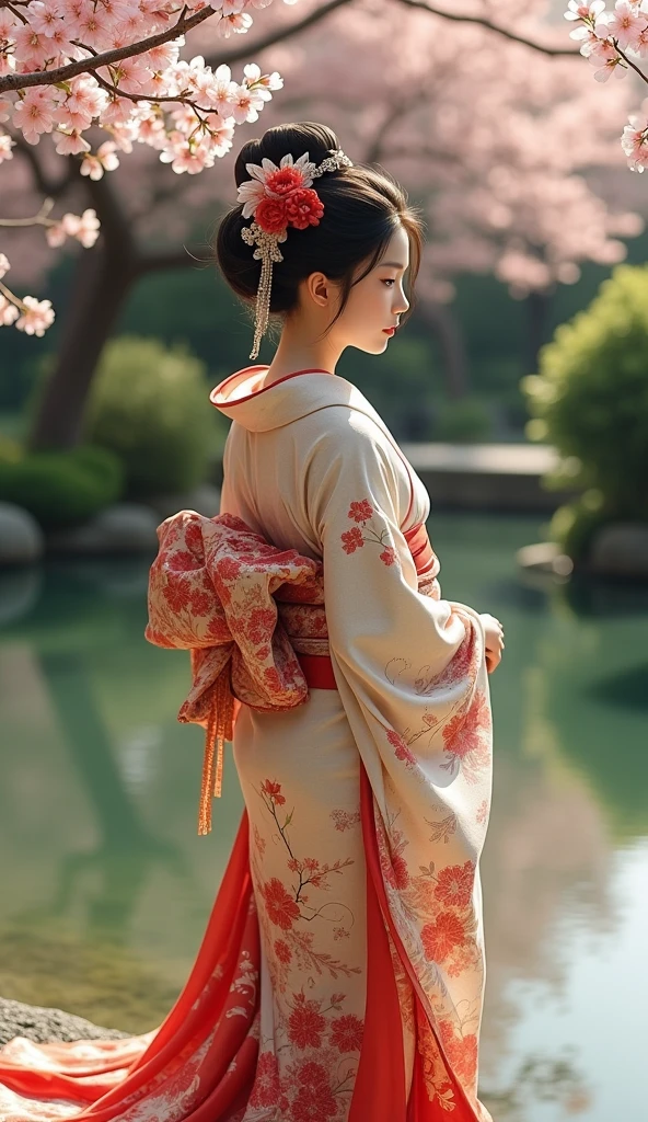 The beauty of Japanese kimono