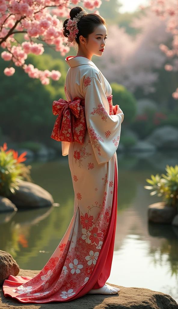 The beauty of Japanese kimono