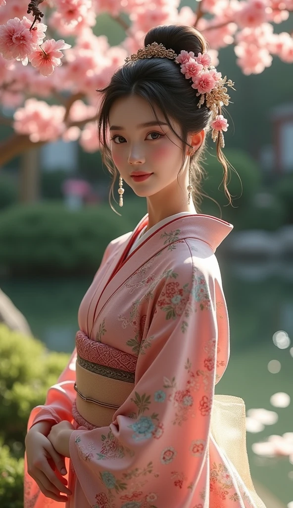The beauty of Japanese kimono