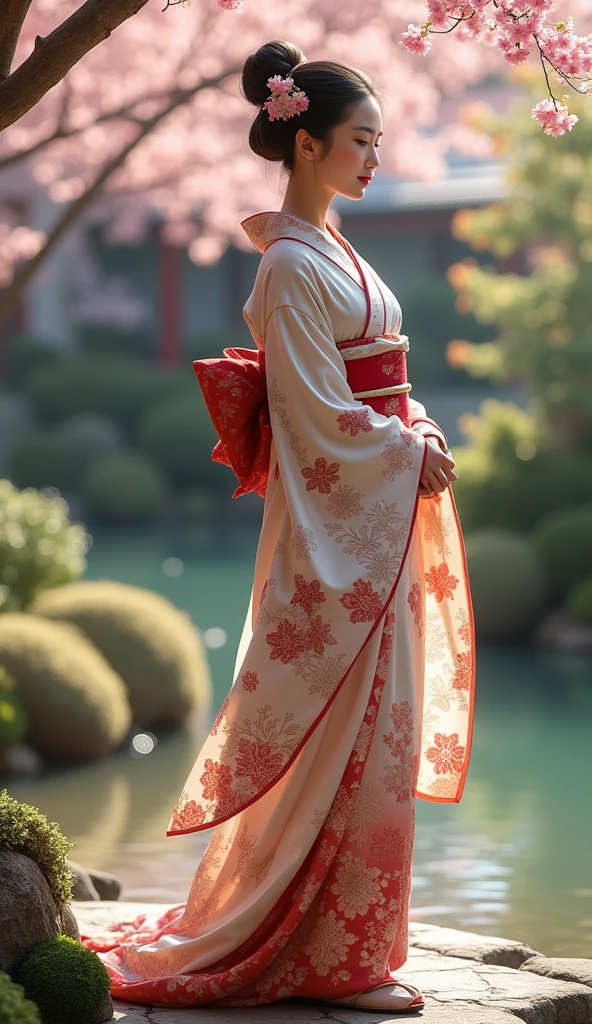 The beauty of Japanese kimono