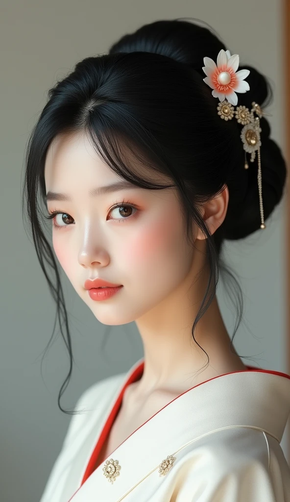 Hairstyle of young Japanese woman