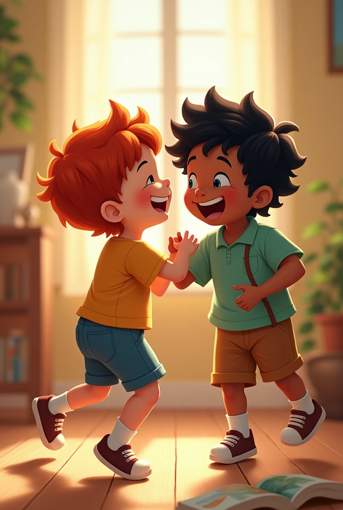 BROTHERS CHILDREN YOUTUBE, And redhead, and black haired