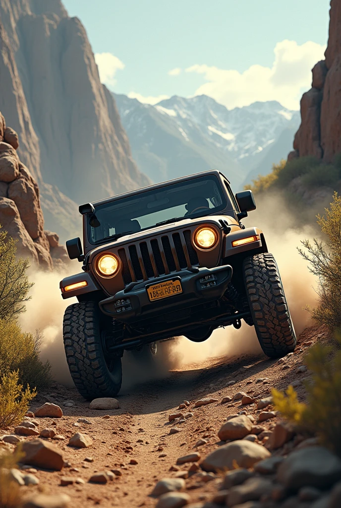 Jeep on the way