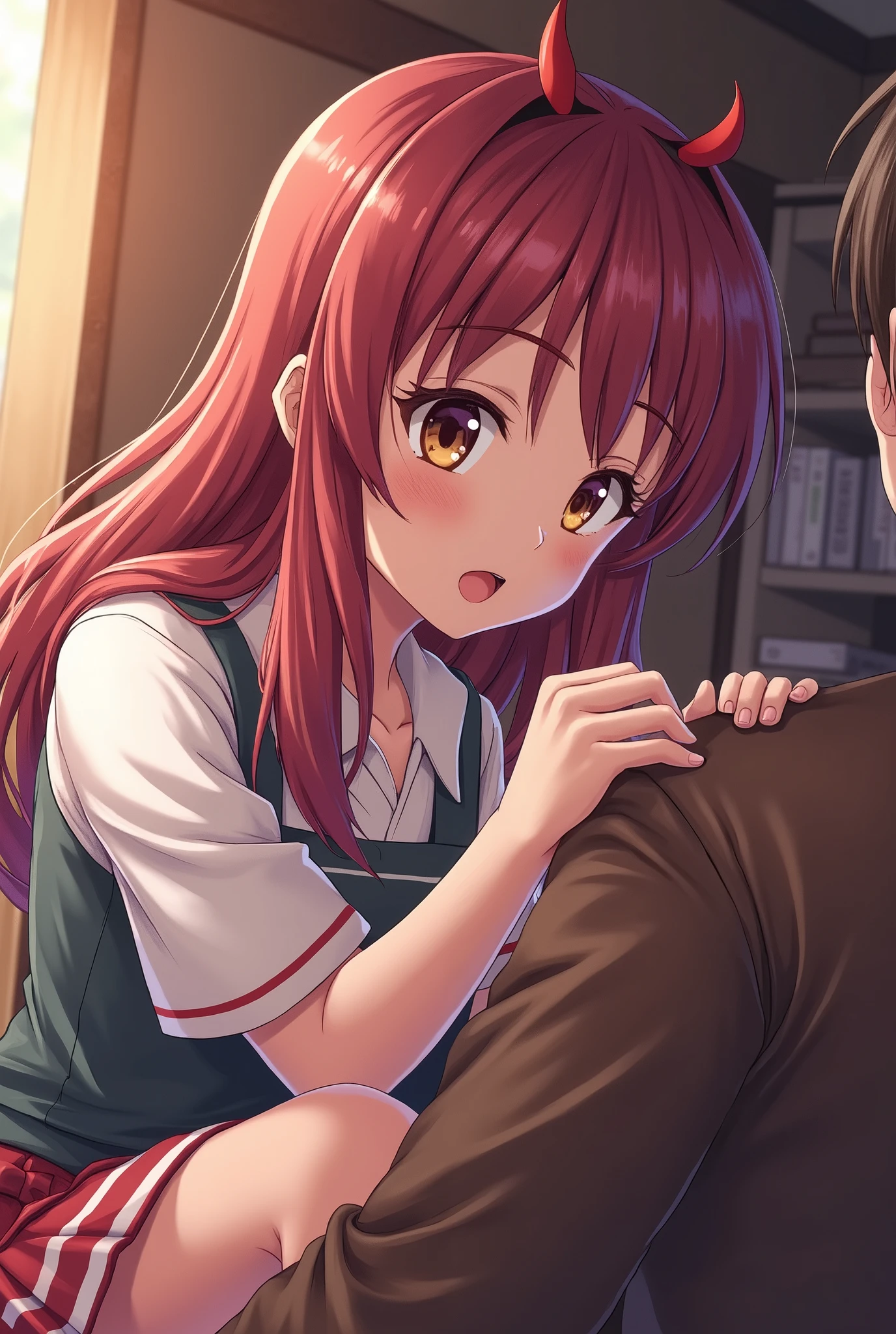 Anime girl being defiled