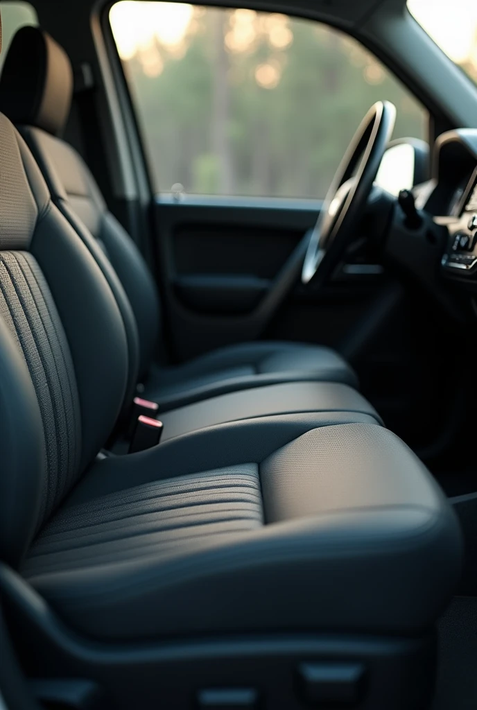 Car inside passenger seat