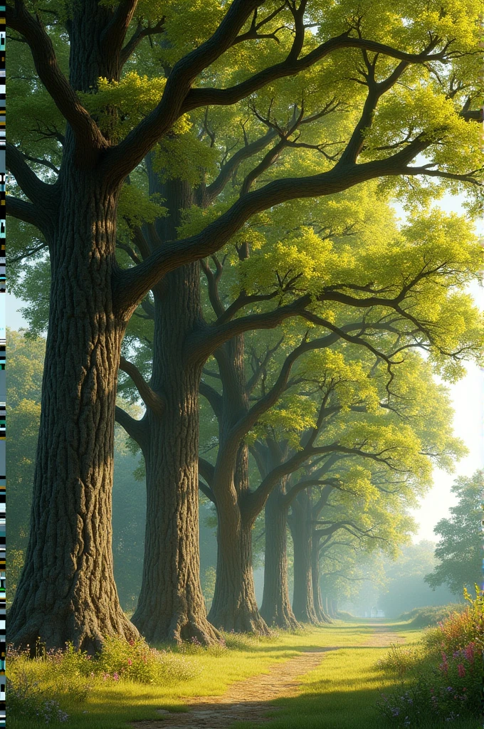 Trees after winter