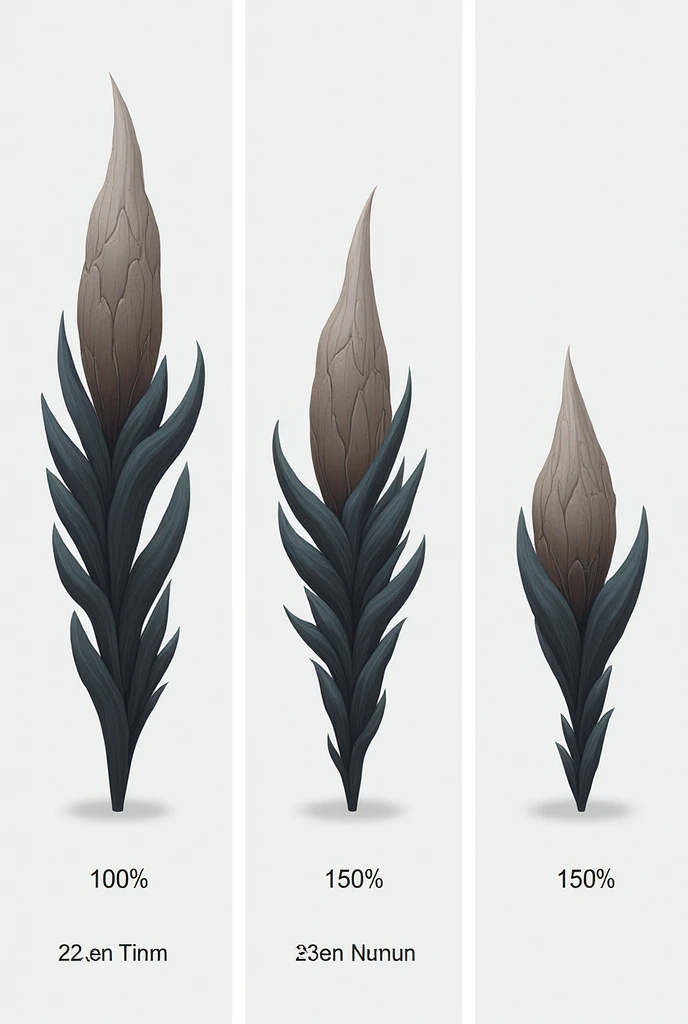 Create an image in which it displays an image at 100% and another at 150% and another at 200%