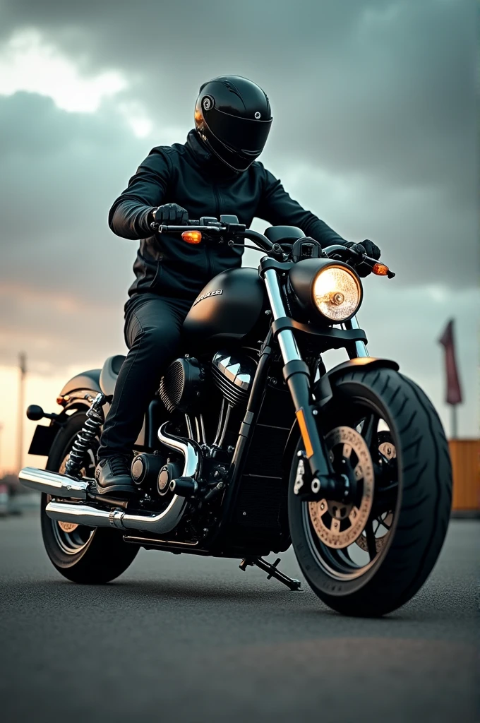 Horizontal motorcycle image