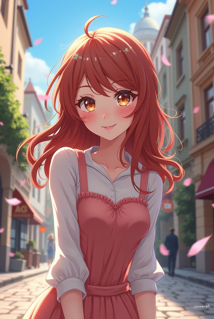 Anime girl in Bratislava