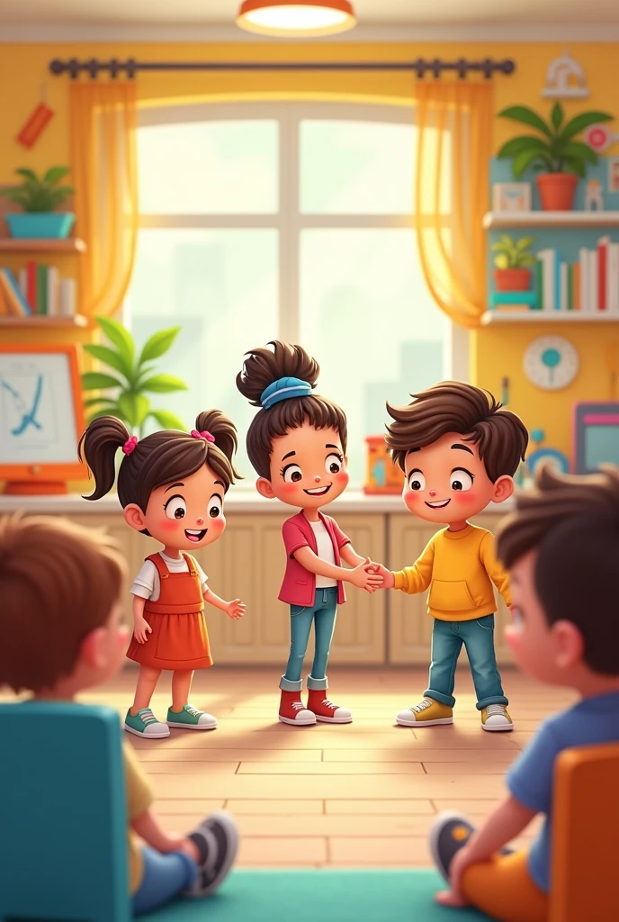 Baby home day care cartoon thumbnail for youtube