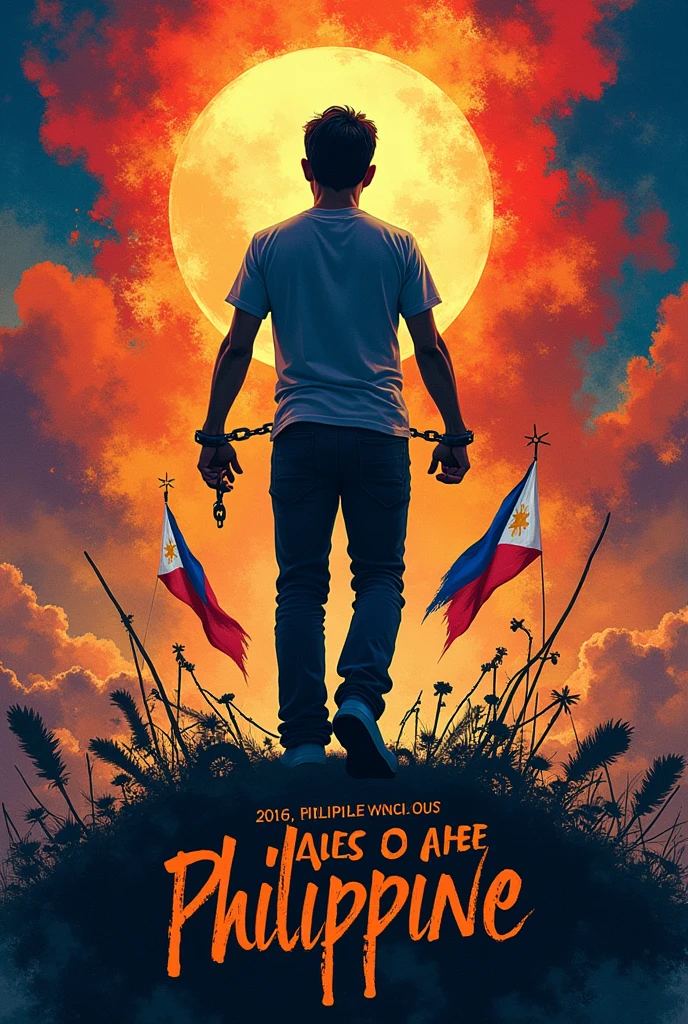 filipino language being a way for freedom
philippine flag
poster for buwan ng wika
way of communication and freedom
free from handcuffs drawing