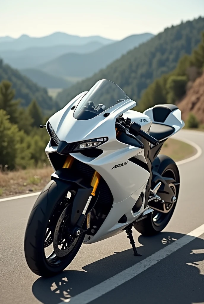 Yamaha R1 white 
