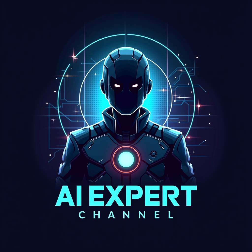 Logo for the video game channel called AI EXPERT.