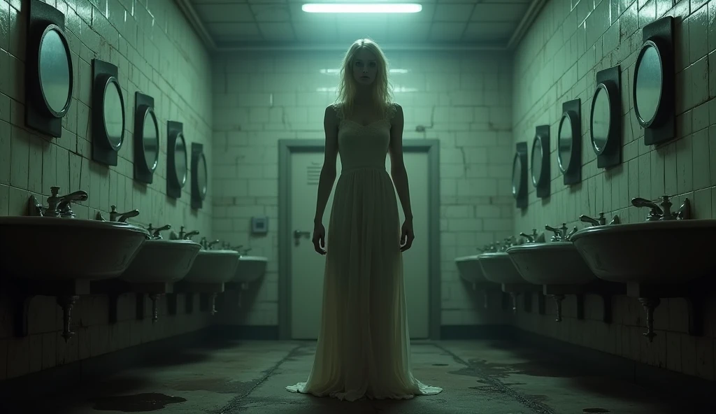 Urban horror legend of the blonde in the bathroom