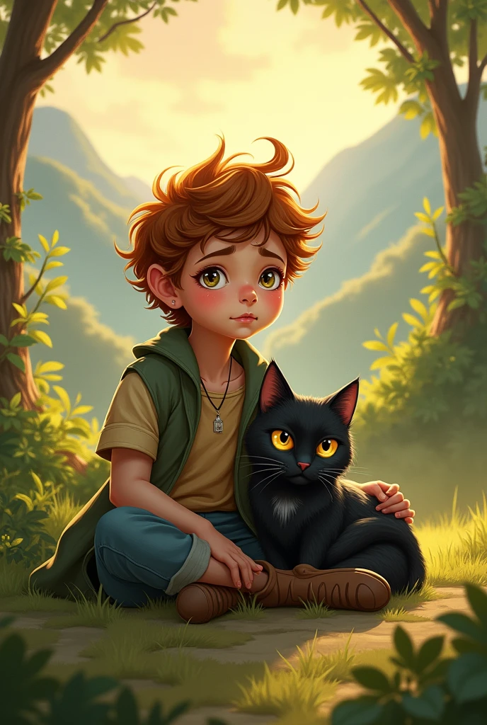 rpg a man named Lucius Tigris he is 2 he has a cat petro