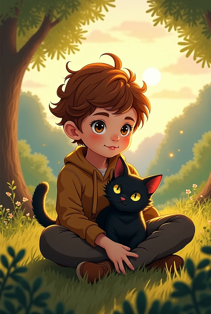 rpg a man named Lucius Tigris he is 2 he has a cat petro