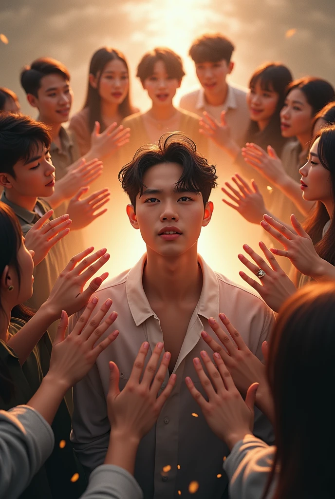 BTS&#39;s Suga and Army in a circle covering him from all evil
