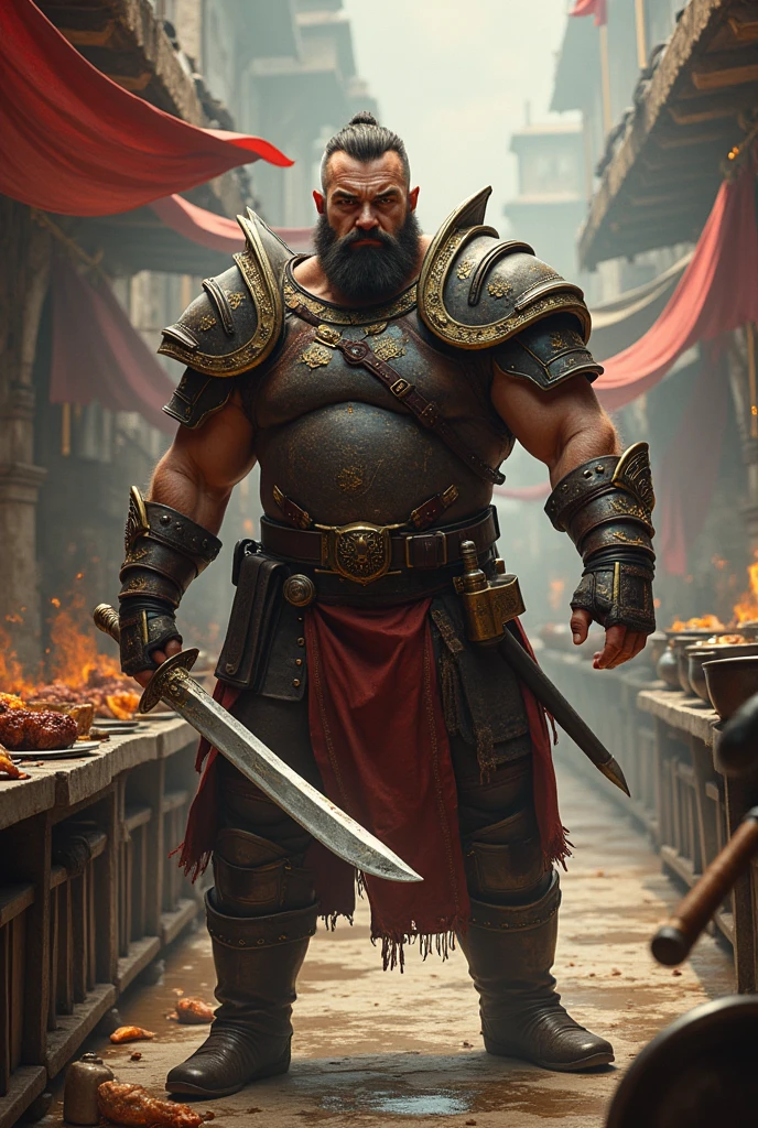 A warrior chef