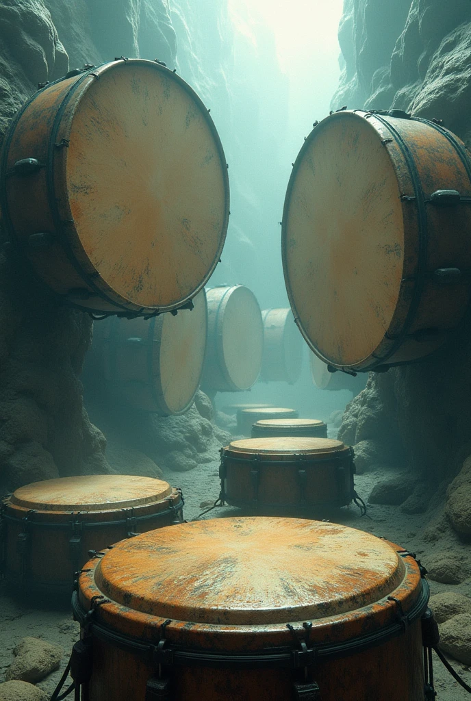 generates bottomless drums