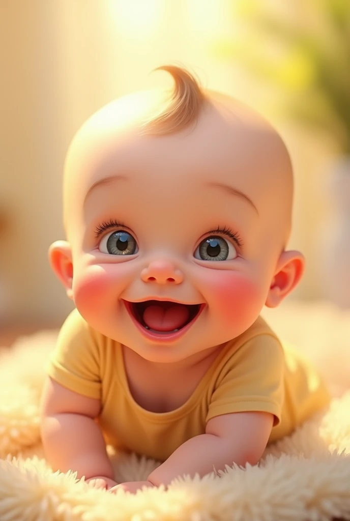 A happy baby