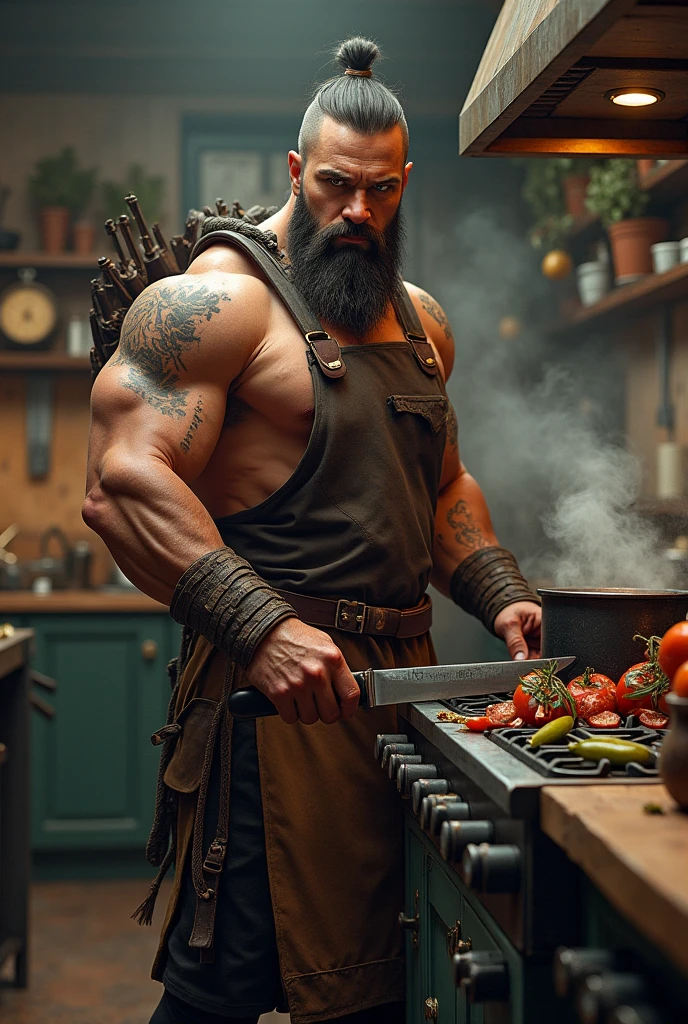 A warrior cook