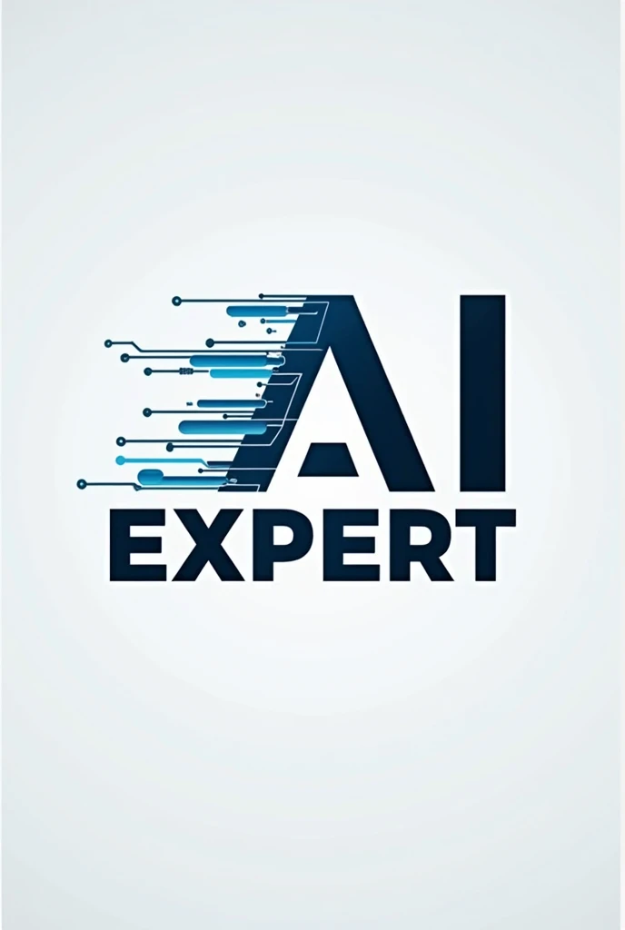 Design a logo for electrical and electronic engineering with the letters AI EXPERT.