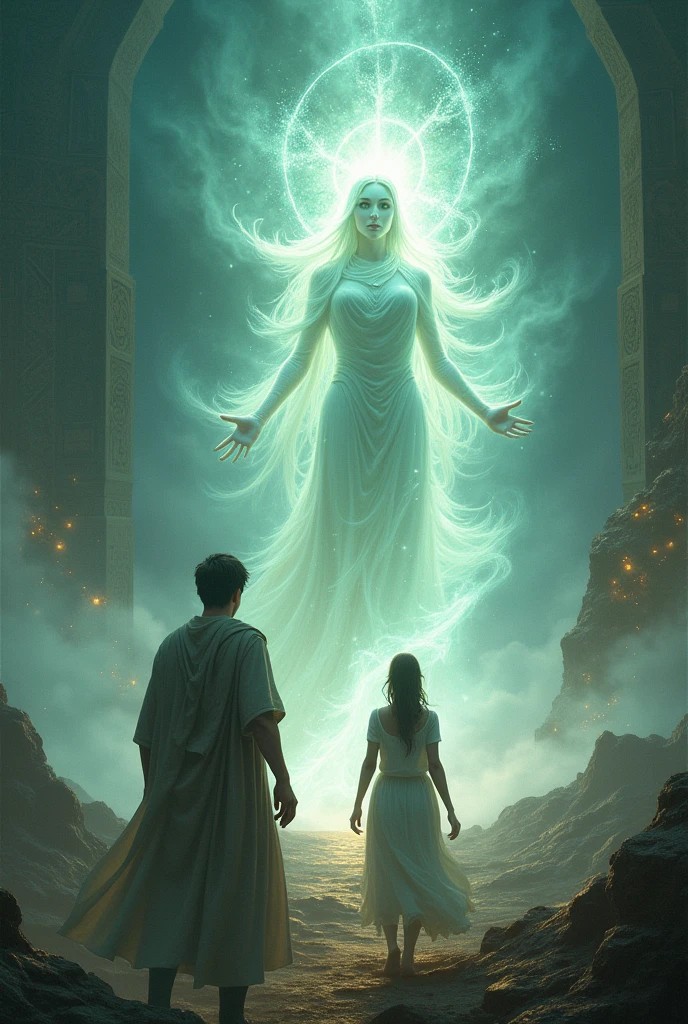 Two look for,the goddess gives magic,
