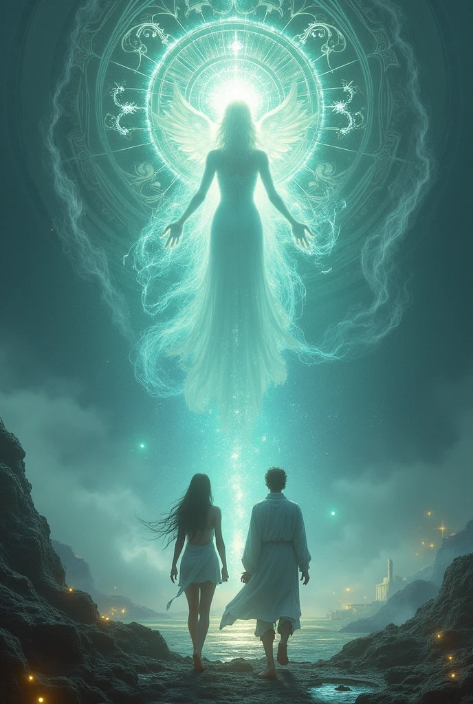 Two look for,the goddess gives magic,