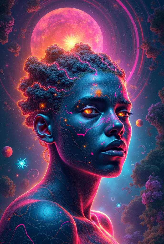 spotify pro album cover, psychedelic