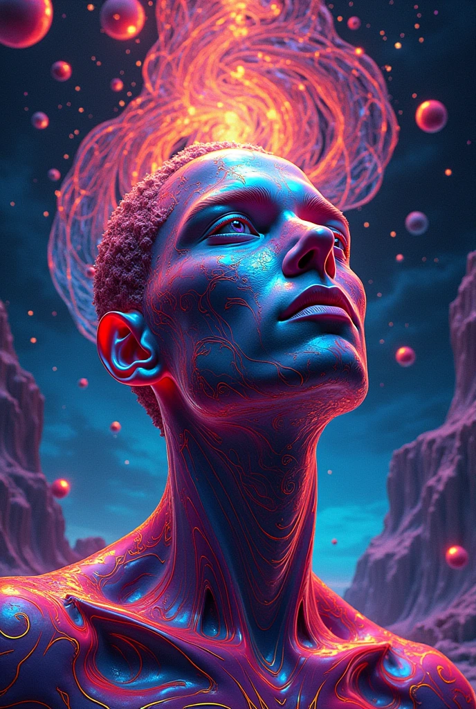 spotify pro album cover, psychedelic