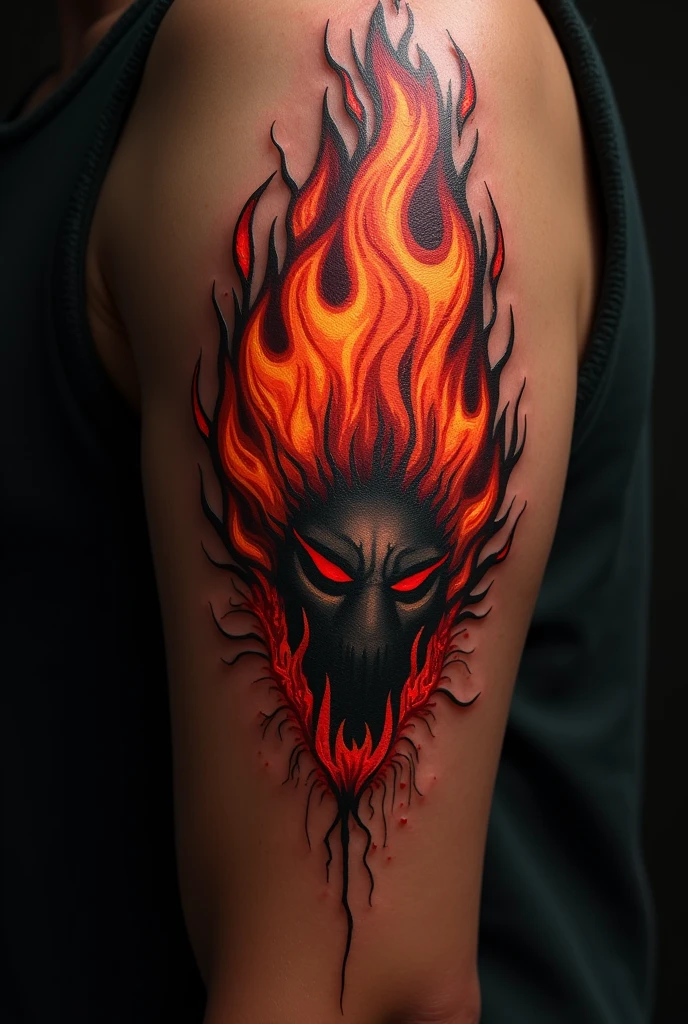 Hellfire Black Tattoo