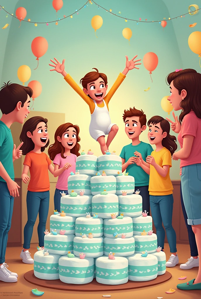 You're the next diaper shower