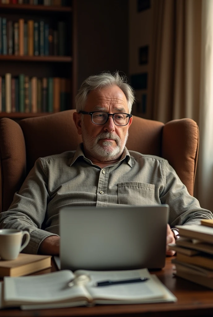 create an image about a male beta reader