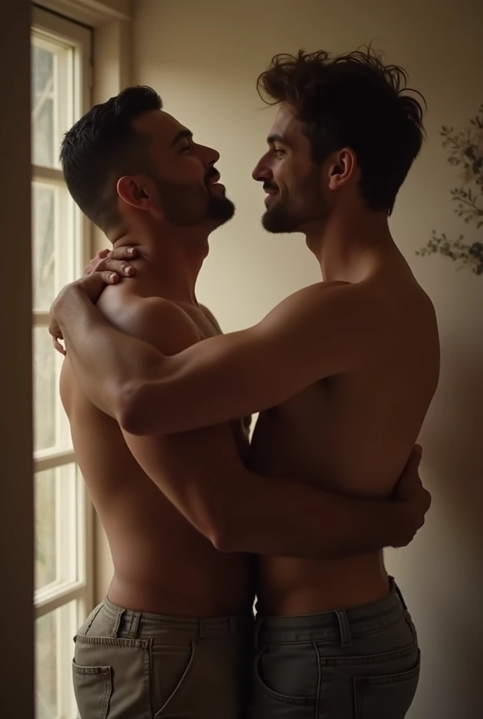 2 men having explicit sex